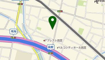 西宮市社会福祉協議会 青葉園の地図画像