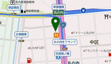 菊正宗酒造株式会社 中部支店の地図画像