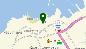 桜島カフェの地図画像