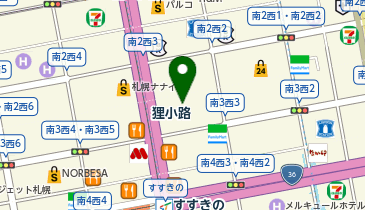 PERFECT BODY PREMIUM(パーフェクトボディプレミアム) 札幌大通店の地図画像