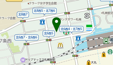 Queen(クイーン) 札幌駅前店の地図画像