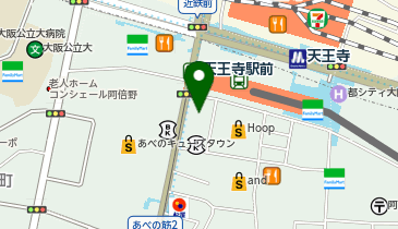 Queen(クイーン) 天王寺店の地図画像