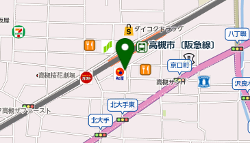 買取専門いくらや 高槻市駅前店の地図画像