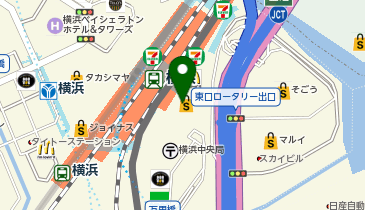 洋食と喫茶 カレー屋ボングー LUMINE横浜店の地図画像