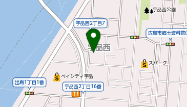 【11/12オープン】100円レンタカー ベイシティ宇品店の地図画像