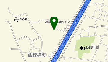 茨木市西穂積配水場の地図画像