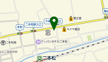 二本松柏屋の地図画像