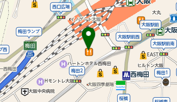 【11/15オープン】garage OSAKA(ガレージ オオサカ)の地図画像