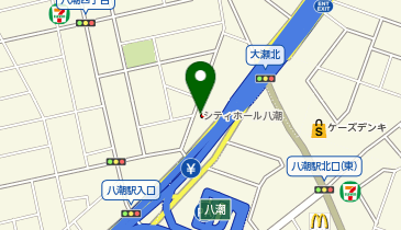 あんしん祭典 八潮の地図画像