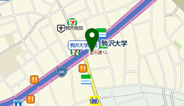 本格餃子 包 駒沢パーククォーター店の地図画像