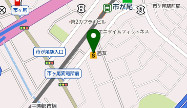 美容室イレブンカット 西友市ヶ尾店の地図画像