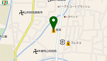 ハン六 山科店の地図画像
