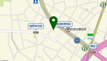 瀬田ルートストレージの地図画像