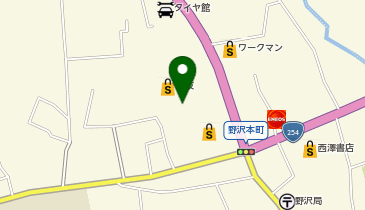 株式会社はなおか野沢店の地図画像