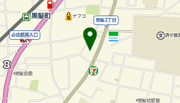 黒熊食堂の地図画像