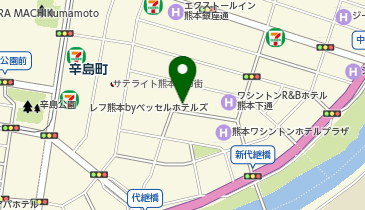 シーシャ カフェ&バー C.STAND(シー スタンド) 熊本下通店の地図画像