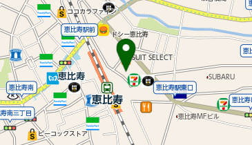 BUZZ darts&sports(バズ ダーツアンドスポーツ) 恵比寿東口店の地図画像