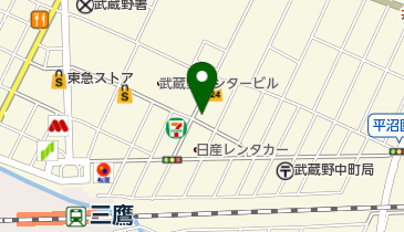 古本 水中書店の地図画像