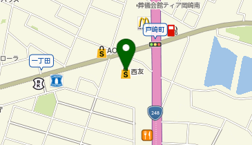 とーたる 西友岡崎店の地図画像