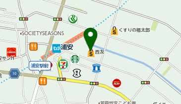 築地銀だこ 西友浦安店の地図画像