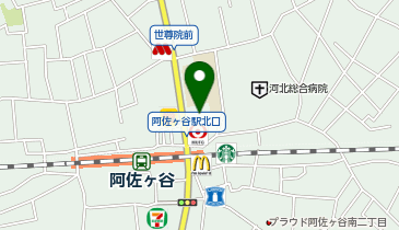 COCO理容室の地図画像