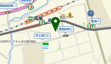 ネイルルームグラ KO52店の地図画像