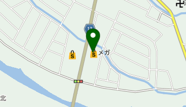 メガ黒石店の地図画像