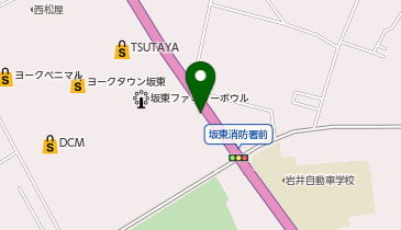 さかい珈琲 坂東岩井店の地図画像