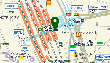 アエナ 名古屋ゲートウォーク店の地図画像