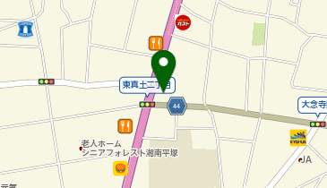 ホダカ 平塚店の地図画像