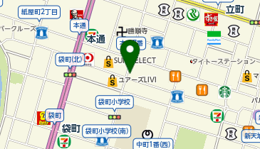 インド料理ラソイ 本通り店の地図画像