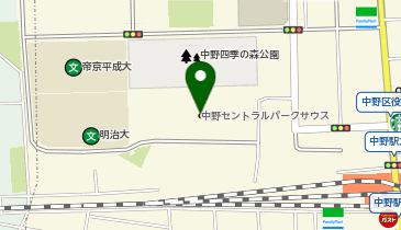 大阪王将 中野セントラルパークサウス店の地図画像