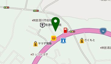 タックルベリー 沖縄浦添58号店の地図画像