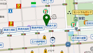 ガシャポンのデパート アピナ名古屋栄店の地図画像