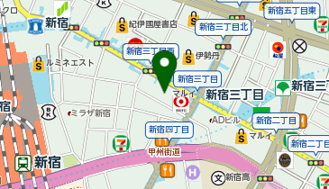 新宿三丁目ロフトの地図画像