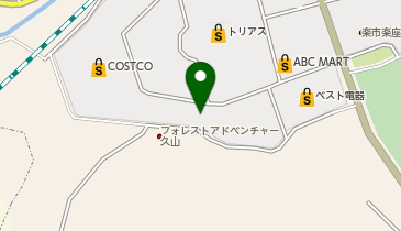 アミューズメントパーク万代 トリアス久山店の地図画像