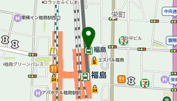 北野エース エスパル福島店の地図画像