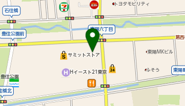 セイハ英語学院 イースト21教室の地図画像