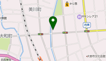 日刊県民福井 大野支社の地図画像