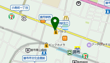 東方紅 調布パルコ店の地図画像