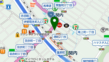 横浜B.B.ストリート 関内セルテ店の地図画像