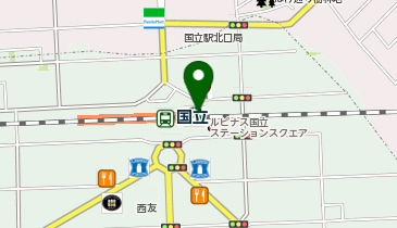 紅燈籠 ノノワ国立店の地図画像