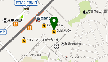 白洋舎 新百合ケ丘エルミロード店の地図画像