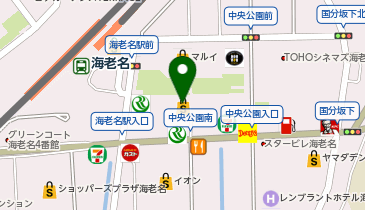 Moff animal cafe ビナウォーク店の地図画像