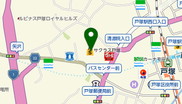 ニトリ サクラス戸塚店の地図画像