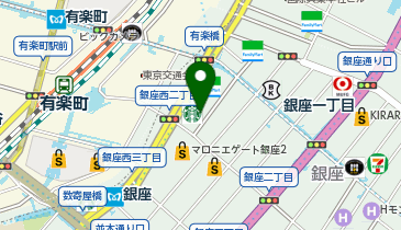 西洋アンティーク11th Avenue/Antiquares GINZA(アンティケール銀座)の地図画像