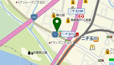 川崎大師骨董市の地図画像