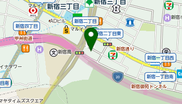 亀屋家具 ギャラリー新宿店の地図画像