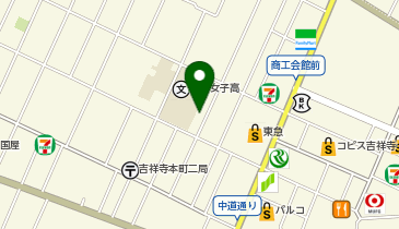 一枚板家具専門店アトリエ木馬 吉祥寺ギャラリーの地図画像