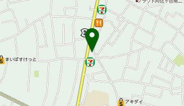 東京FUTONカンパニー 阿佐ケ谷店の地図画像